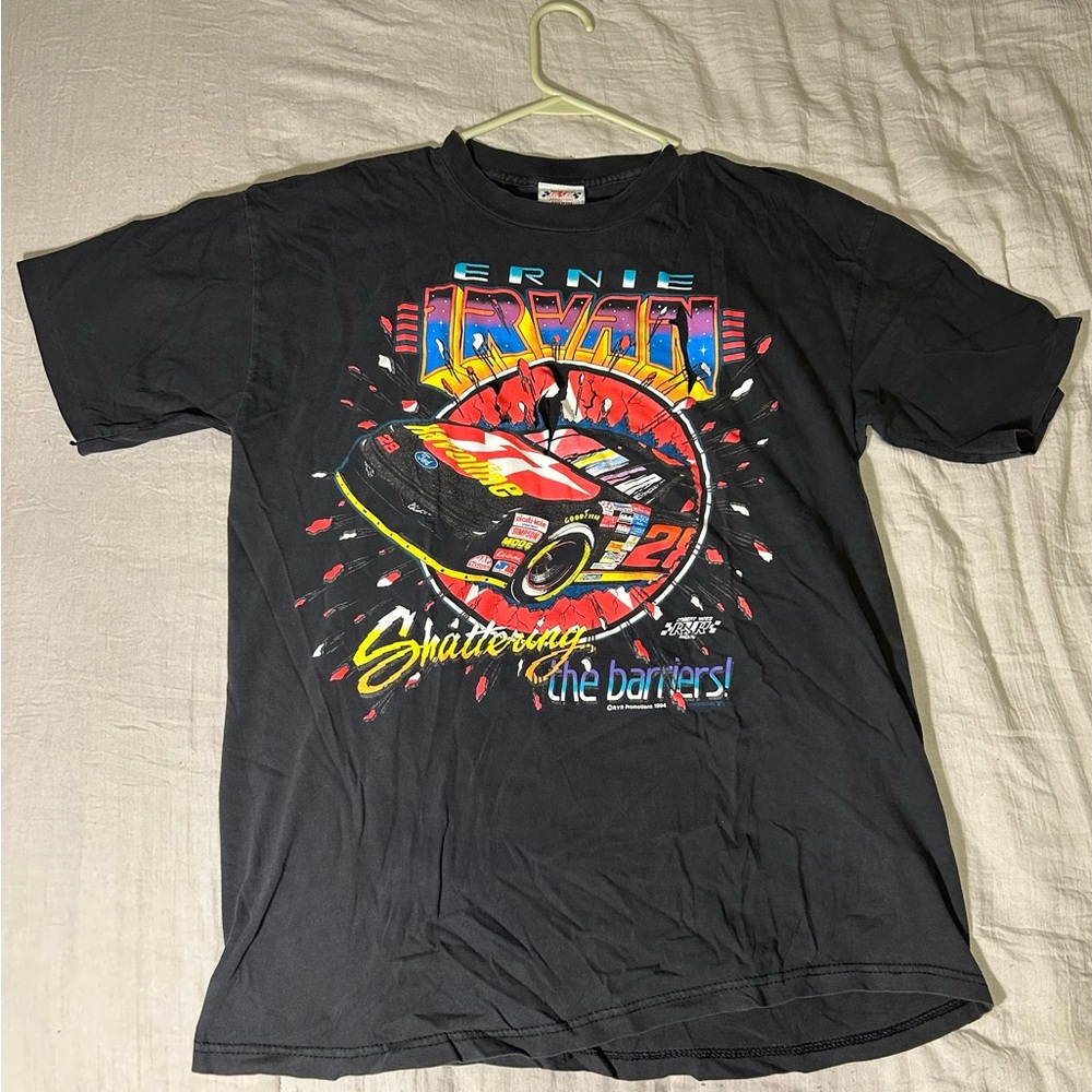 Black Ernie Irvan Graphic T-Shirt